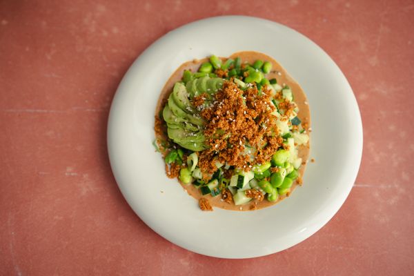 Crispy rijst salade