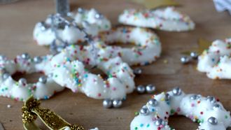 meringue kerstkransjes