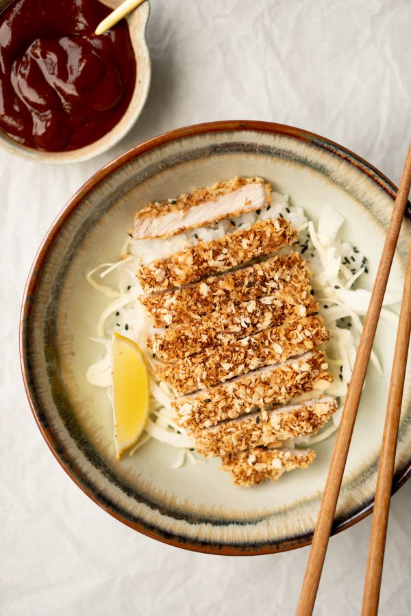 Easy tonkatsu from the oven