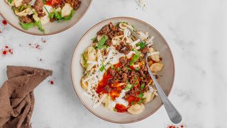 Turkse pasta manti-hack