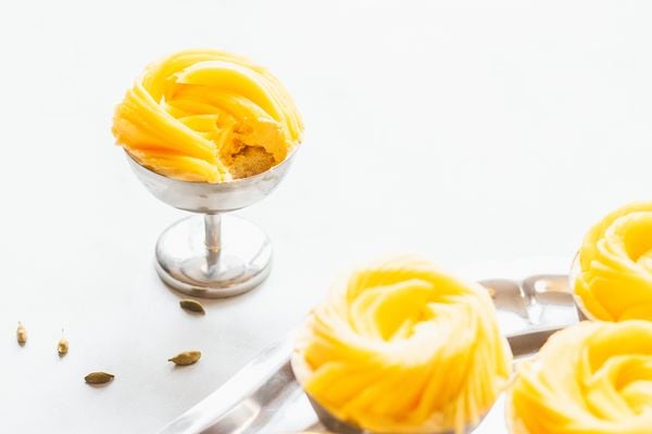 Toetje met mango | Mango tiramisu
