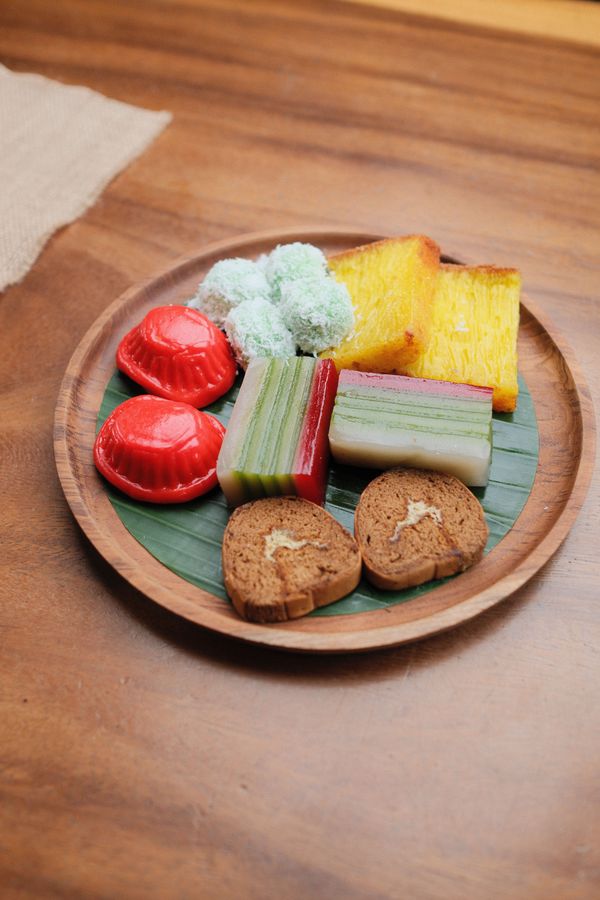 Kue lapis, klepon en andere Indische koekjes/snacks