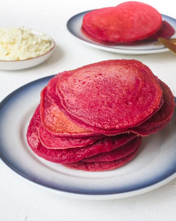 red velvet pancakes