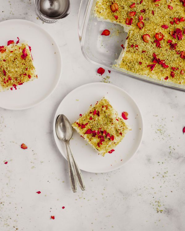 Layali lubnan | layali libnan | griesmeelpudding | semolinapudding | no-bake dessert