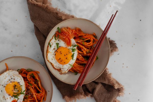 Kimchi noodles