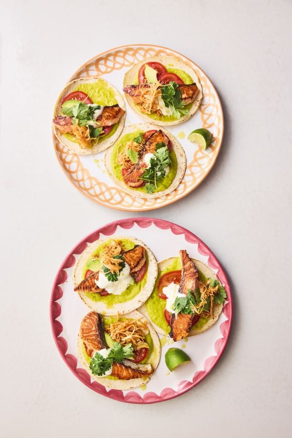 Zalmtacos / taco-reccept met zalm