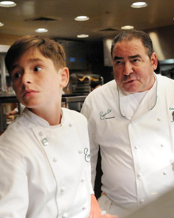Chefs E.J. en Emeril van Michelinrestaurant Emeril's