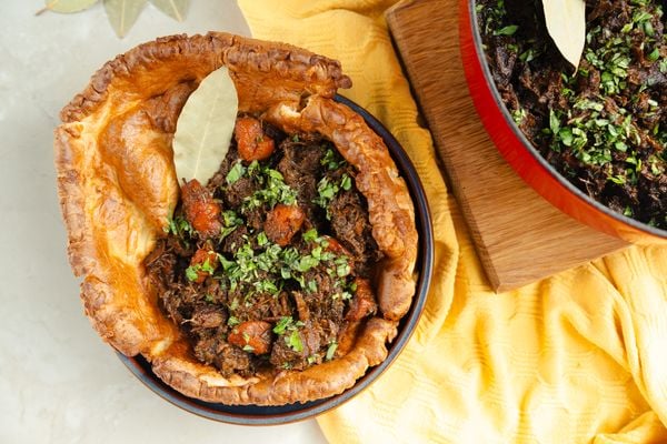 Brits stoofvlees recept met yorkshire pudding