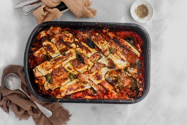 Courgette lasagne