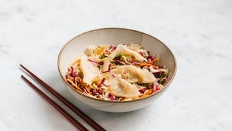 Dumplingsalade - salade met dumplings