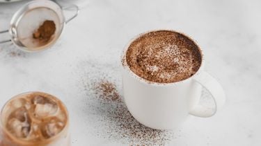 Hojicha latte maken
