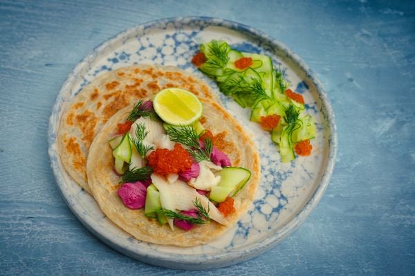 Paratha recept met forel