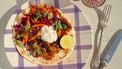 Flatbread met kip