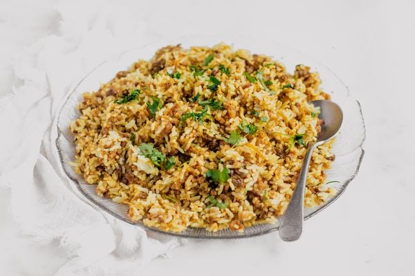 Knolselderijrecept mejadra met knolselderij