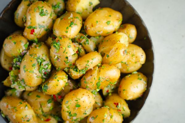 Aardappelsalade recept met chimichurri