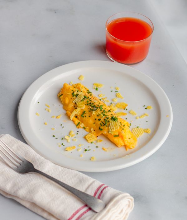 Franse omelet met chips uit The Bear
