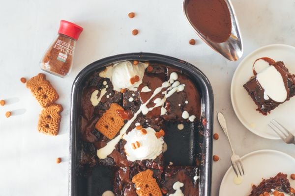 Sticky toffee appeltaart voor Sinterklaas