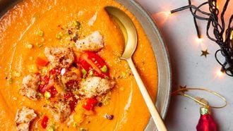 Winterse gazpacho voor kerst