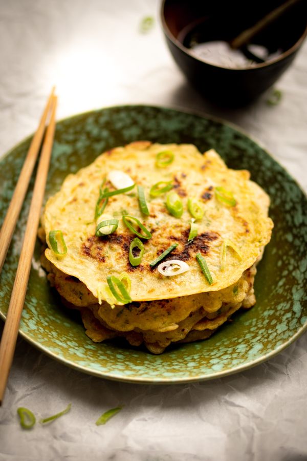 Chinese pannenkoekjes met lente-ui