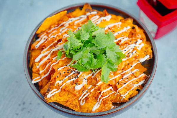 nacho's met kaas uit de oven