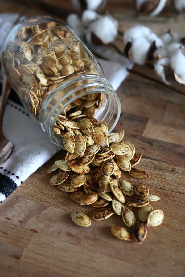 Image with pumpkin seeds from the air fryer 2