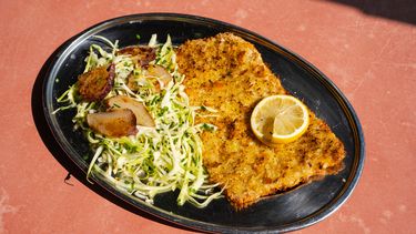 schnitzel uit de oven