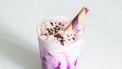 Ube latte ube frappe met kokos ube drankje