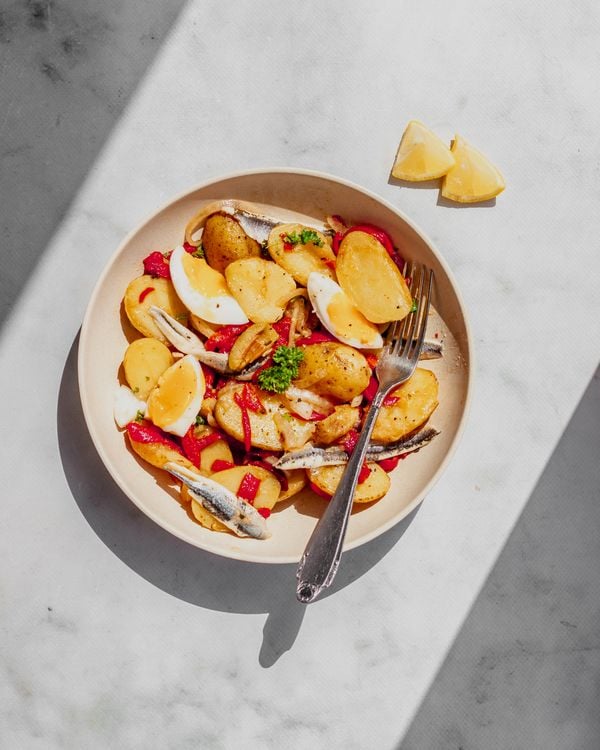 Spaanse aardappelsalade zonder mayonaise