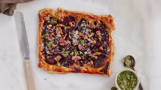 Bietenplaattaart | bietentaart | bieten plaattaart