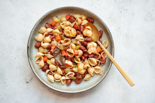 Pasta e fagioli: Italiaanse pasta met bonen