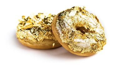 Gouden donut van Dunkin' Donuts