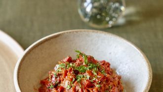 Koken met tomaat / tomatentartaar