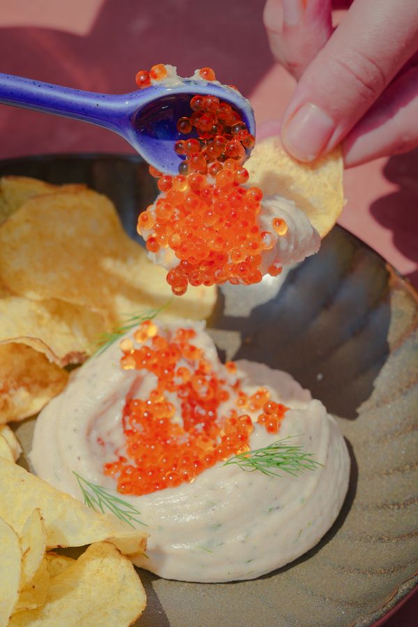 Taramasalata met labneh
