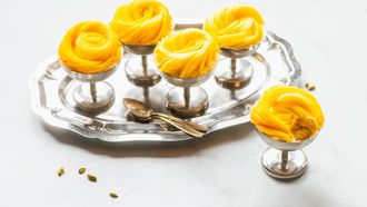 Toetje met mango | Mango tiramisu