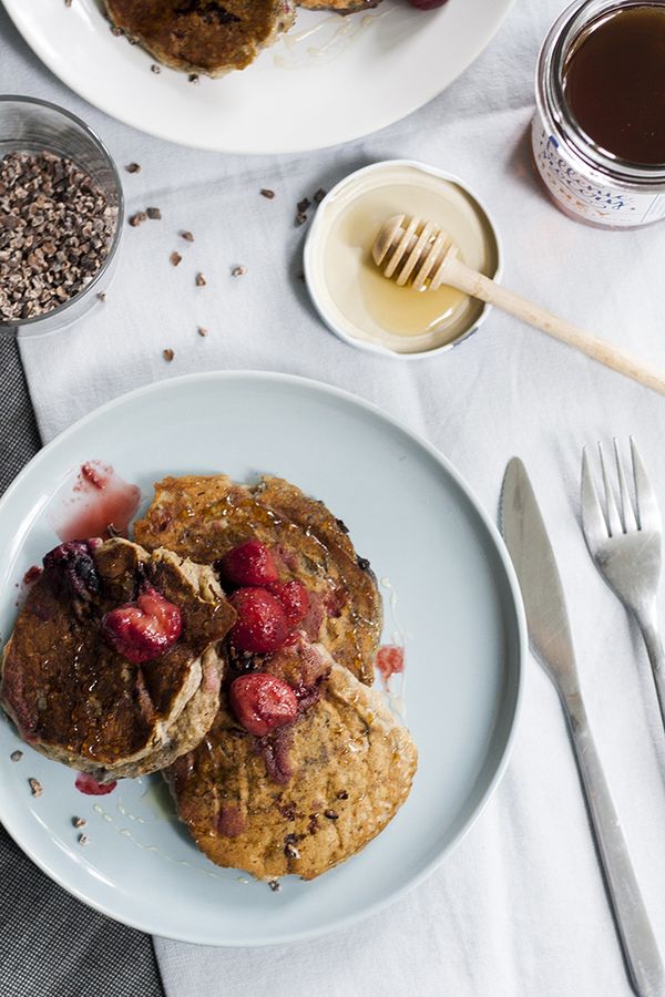 Vegan glutenvrije pancakes