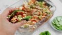 Sushi bake met zalm / makkelijke sushi ovenschotel met zalm