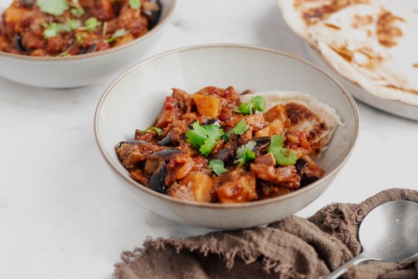 Auberginecurry | aubergine curry | curry recept