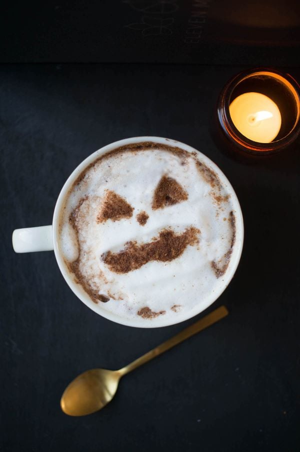 Hot chocolate for Halloween