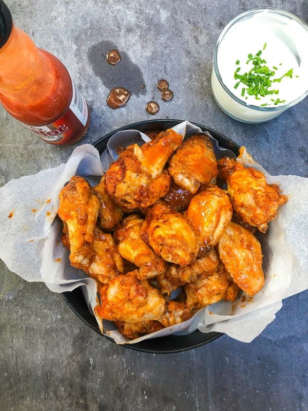 Wingstop / Buffalo chicken met ranchdressing