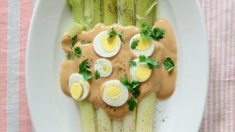 Poireaux vinaigrette bijgerecht