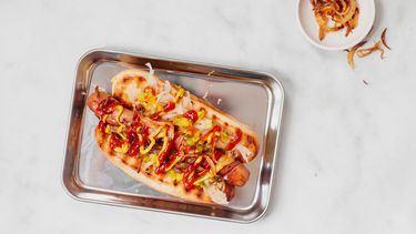 New York Style hotdog recept