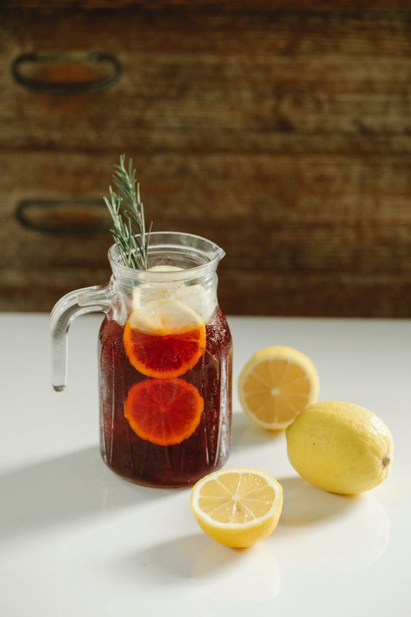 alcoholvrije sangria stock