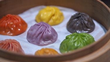gekleurde dumplings