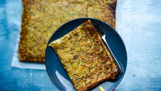 scarpaccia / Italiaanse plaattaart courgette / courgettetaart