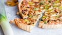 Quiche met geitenkaas en prei