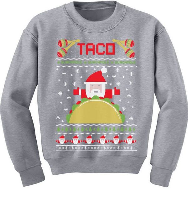 Kersttruien voor foodies met een taco