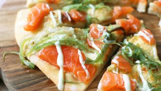 flammkuchen met zalm