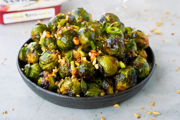 Brussels sprouts with brown butter and gochujang