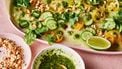 honingmeloencarpaccio met korianderpesto van Alice Zaslavsky uit een ode aan salades
