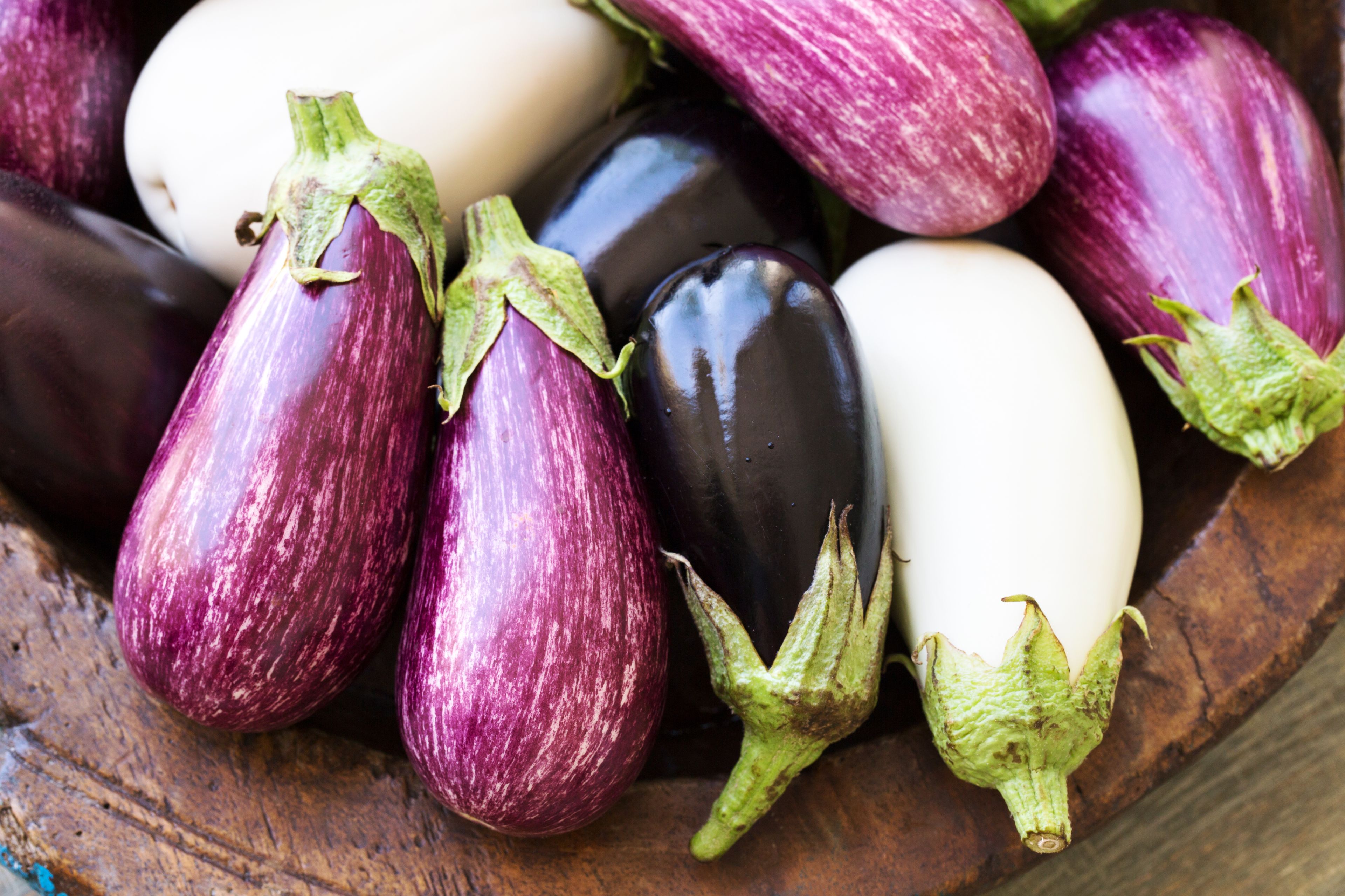 Van mini tot graffiti: de verschillende soorten aubergines en hoe je ze gebruikt